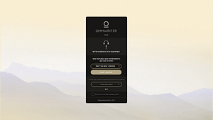 OmmWriter A perfect place to think and write